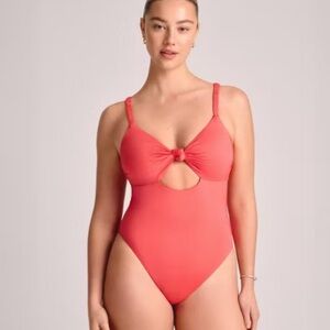 Vitamin A Coral One-Piece Swimsuit